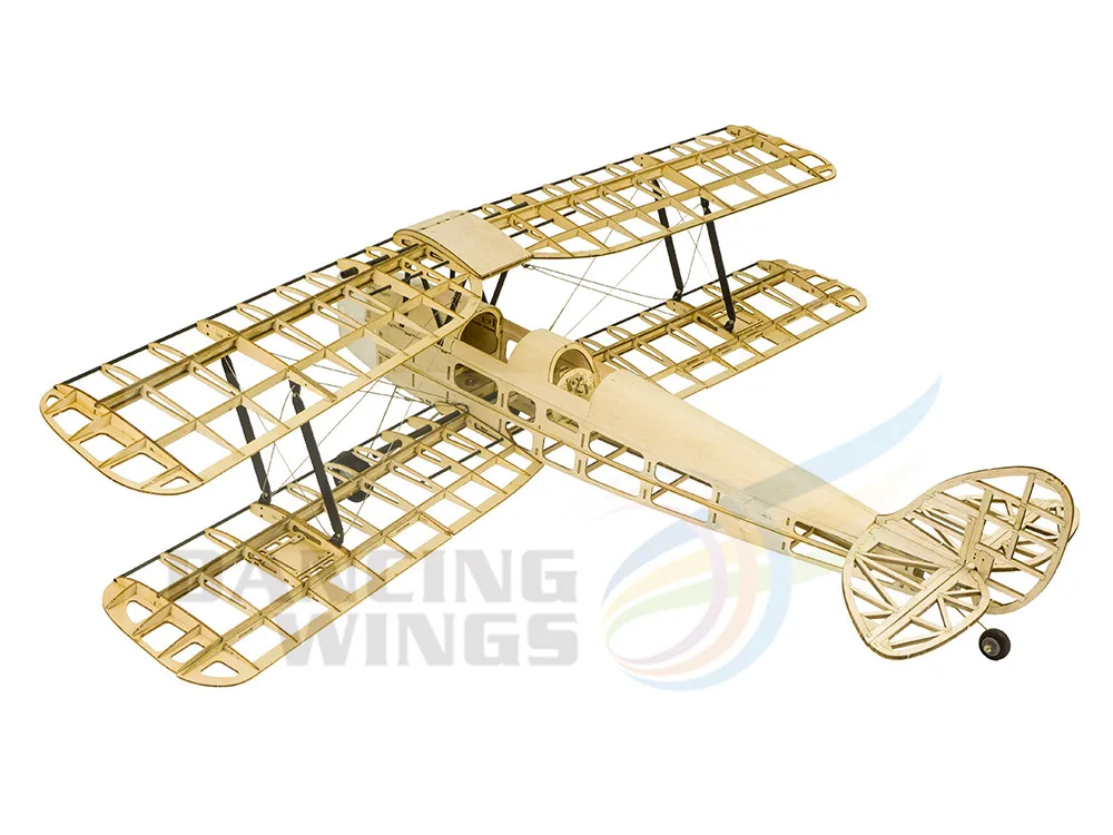 Обновленная модель мини самолета из дерева Balsa с тигровым молетом Электрический