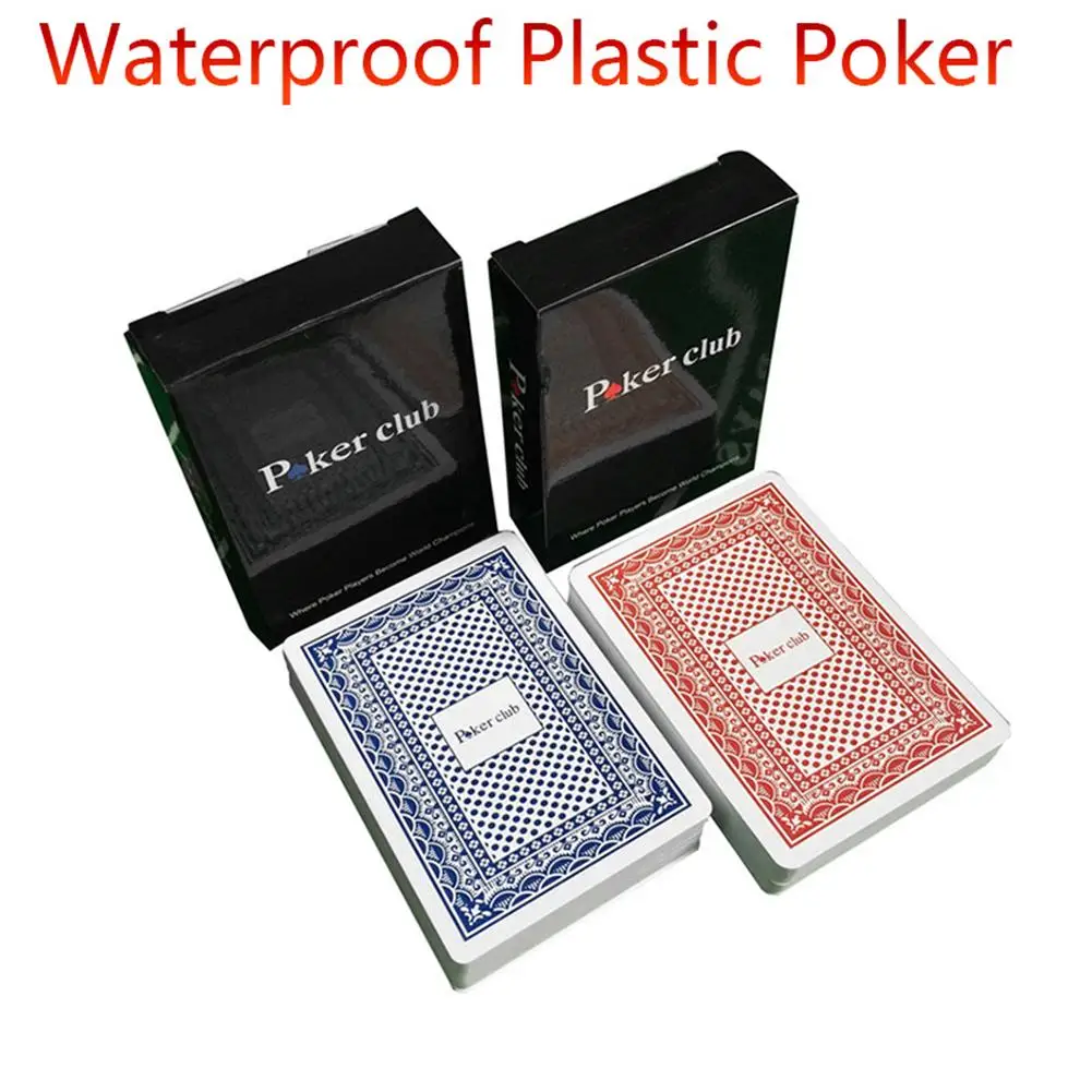 Новинка 100% пластиковые игральные карты водонепроницаемый ПВХ покер карты настольные игры Игральные карты носимые и моющиеся