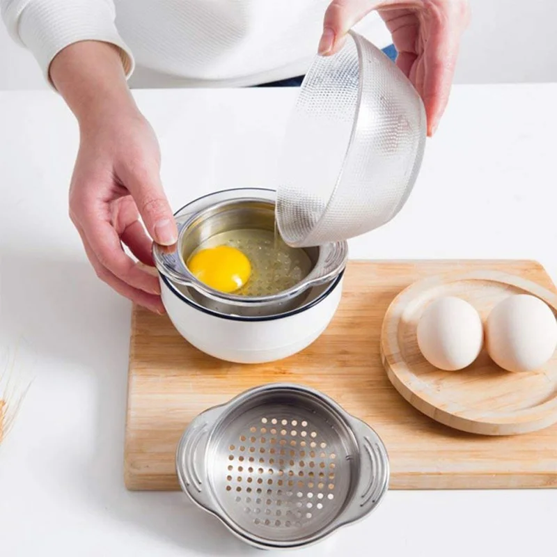 

Gadget Stainless Steel Filter Colander Fine Food Strainer Can Filter Strainer Drainer With Handle Kitchen Tool