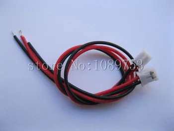 

50 pcs PH 2.0mm Pitch 2 Pin Female Connector with 26AWG 200mm Leads Cable