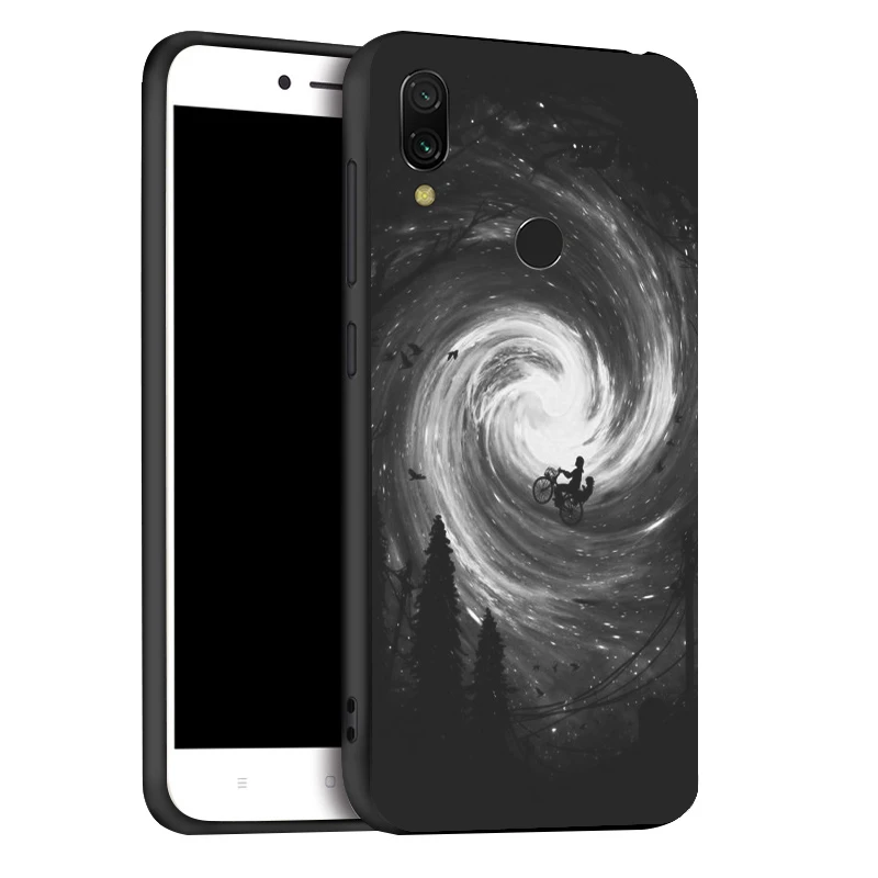 Чехол из ТПУ с рисунком для Xiaomi Redmi Note 8 T Модный черный силиконовый чехол Xiomi Red mi 9