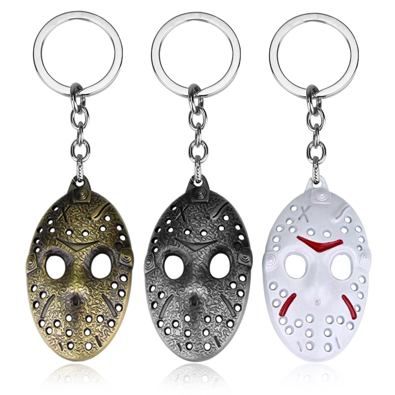 

Horror Movie Friday The 13th Necklace Hockey Killer Jason Mask Pendant Necklace Fashion Men Boys Link Chain Neck lace Collier