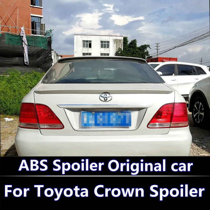 Для 2005 до 2009 Toyota Crown Athlete спойлер на заднее окно крыши высококачественный абс материал Неокрашенный для Короны спойлер