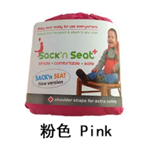 Детский стул для Стул туристический складной моющиеся Младенческая Обеденный высокой скатерть для столовой ремней безопасности Кормление Товары для детей стульчик для кормления стул для кормления автокресло детское - Цвет: Pink