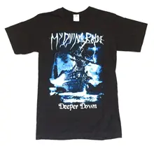 MY DYING BRIDE DEEPER DOWN WAVES OF GRIEF BLACK T SHIRT SMALL NEW OFFICIAL