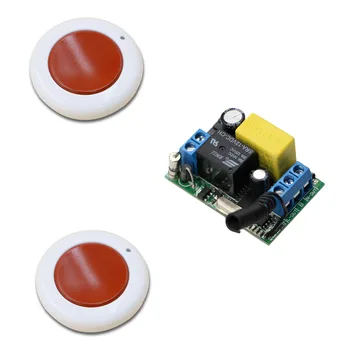 

AC 220V 1CH 10A Wireless Relay Remote Control Switch Remote Light ON/OFF Radio Output 220V Receiver Wireless Remote Control