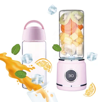 

500ml USB Rechargeable Battery Detachable Cup Portable Juicer Personal Blender Vibration Squeezed Fruit and Vegetable Juice