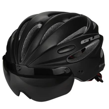 GUB ультралегкий велосипедный шлем дорожный велосипед горный велосипед MTB шлем с очками очки 245 г Casco Ciclismo 17 вентиляционных отверстий Размер L