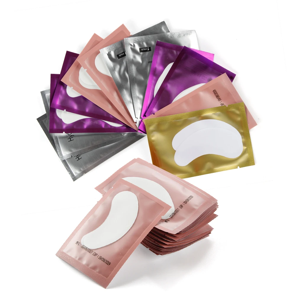 

200 pairs Paper Patches Eyelash Under Eye Pads Lash Eyelash Extension Pillow Sticker Lint Free Tips Sticker Wraps Make Up Tools