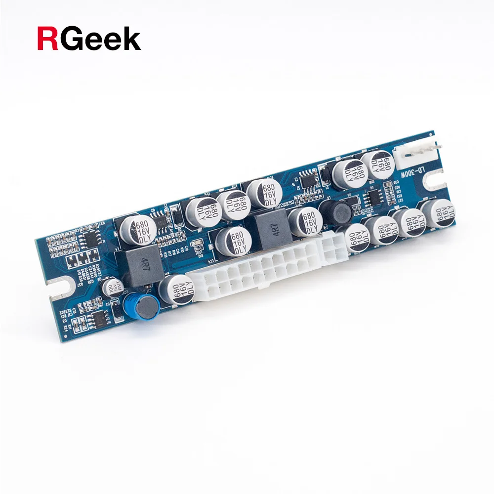 12 В постоянного тока вход 300 Вт пиковый выход мини ITX Pico PSU DC ATX PC переключатель Realan
