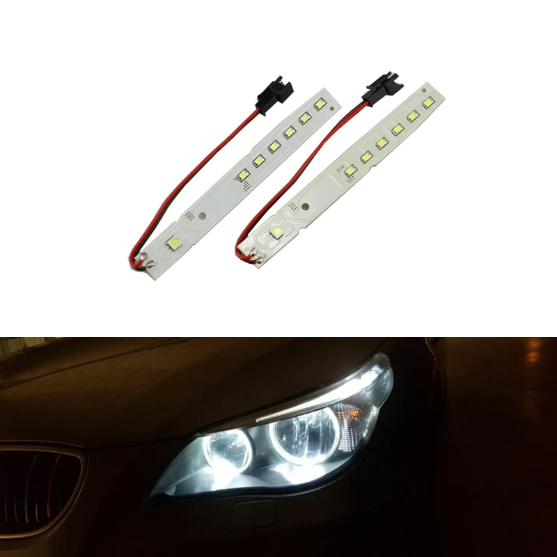 

White LED Eyelid Eyebrow Module For BMW E60 LCI 5 Series 528i 535i 550i M5, super bright led Eyebrow lights