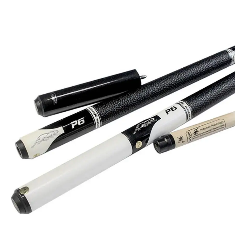 PREOAIDR 3142 P6 Pool Cue Stick with Extension 13mm 11.5mm Tip Black