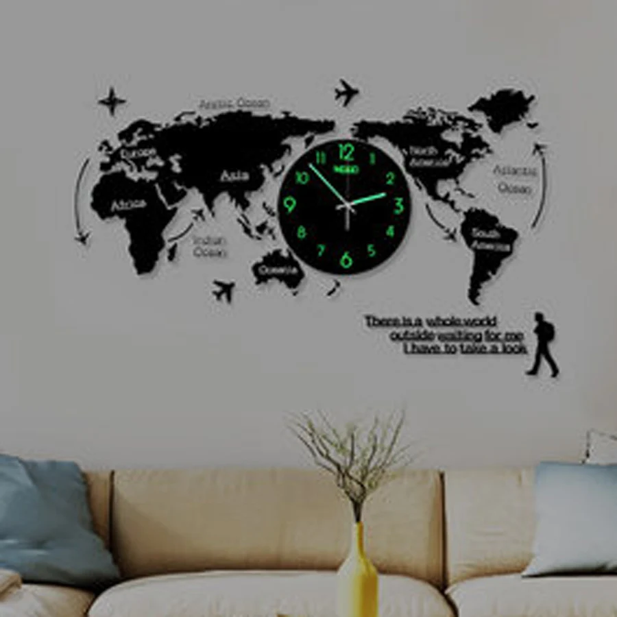 world map large wall