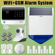 G90B Chuangkesafe 2016 Caliente WiFi GSM GPRS Wireless Intruder Antirrobo + Ip + Sirena Solar