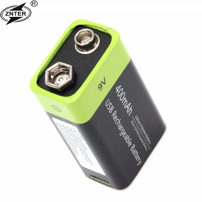 ZNTER-S19-9V-400mAh-USB-Rechargeable-9V-Lipo-Battery-For-RC-Camera-Drone-Accessories