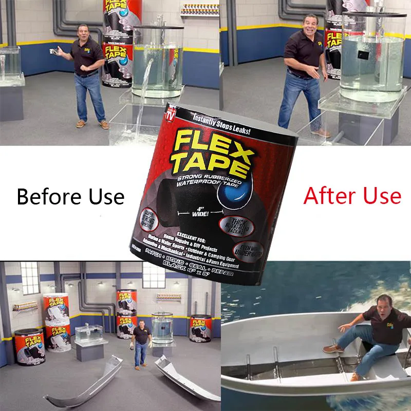 

Super Strong Fiber Waterproof Stop Leaks Seal Pipe, Tubing Repair Tape Performance Self Fiber Fix Tape Fiberfix Adhesive Tape