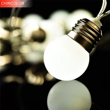 10/20 светодиодный праздничный светильник молочная лампочка светодиодный светильник на солнечной батарее/на батарейках Рождественская Свадебная сказочная гирлянда вечерние украшения DA