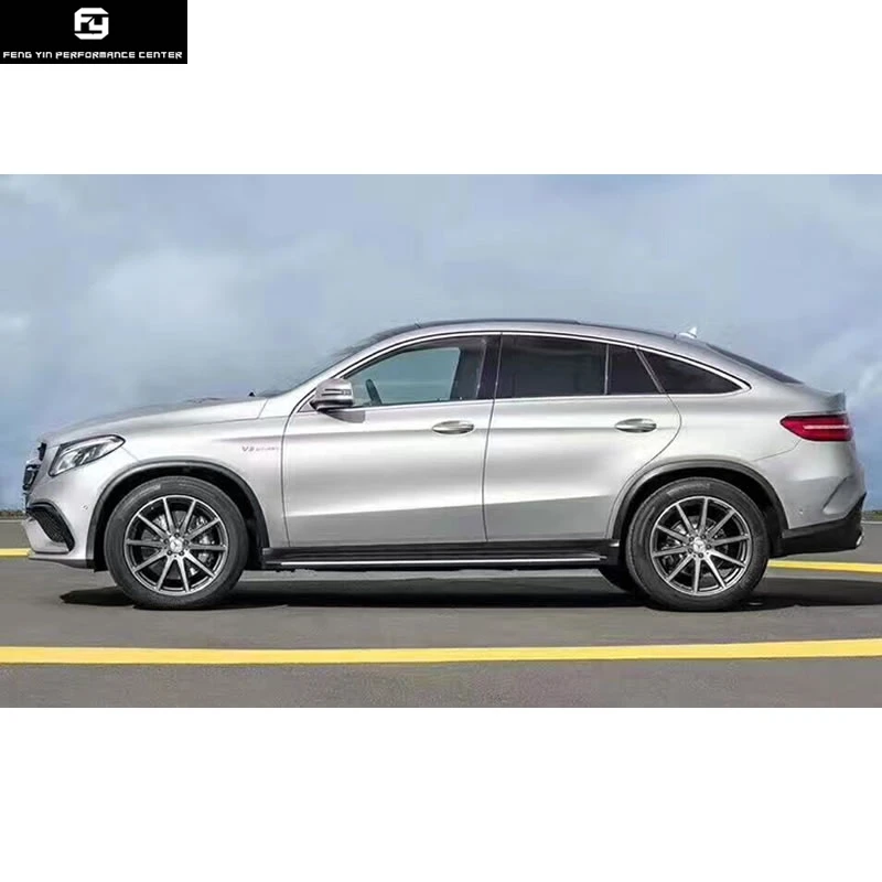 GLE Coupe GLE63 AMG стиль PP Неокрашенный передний бампер задний диффузор гоночные грили для Mercedes Benz GLE Coupe Комплект кузова автомобиля