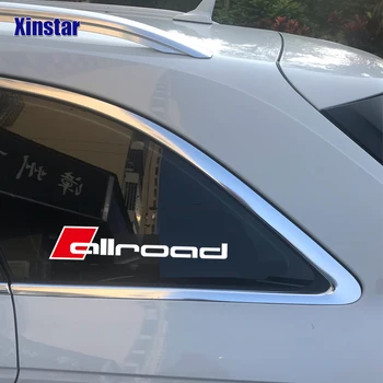 

2pcs germany Oracal Allroad car windows sticker for Audi sline RS