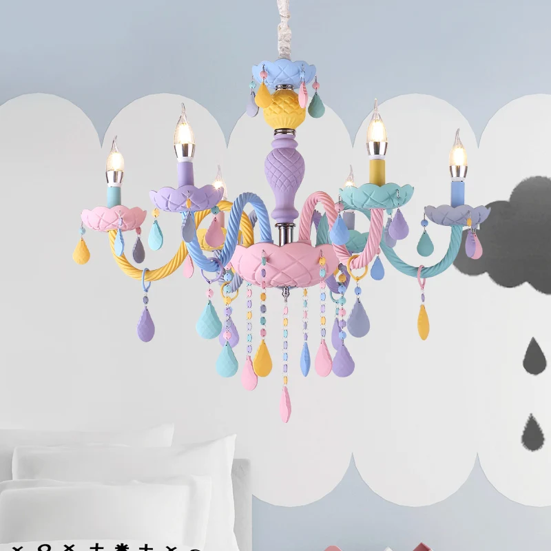 Us 119 47 19 Off Modern Led Chandelier Light Kid Room Lighting Fixture Bedroom Children Ceiling Lamp Indoor Novelty Crystal Metal Home Decoration In