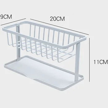 

Multifunctional Sponge Drainage Frame/Faucet Tank Receiver Frame/Household Kitchen Countertop Clean Receiver Frame 20*9*11cm