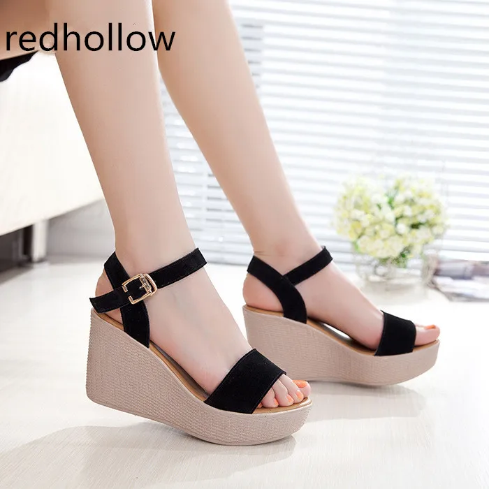 

Women Shoes Roman Sandals High Heels 9cm Shoes Women Sandals Open Toe Flat Leather Shoes Female Sandalias Mujer Sandalias Wedges