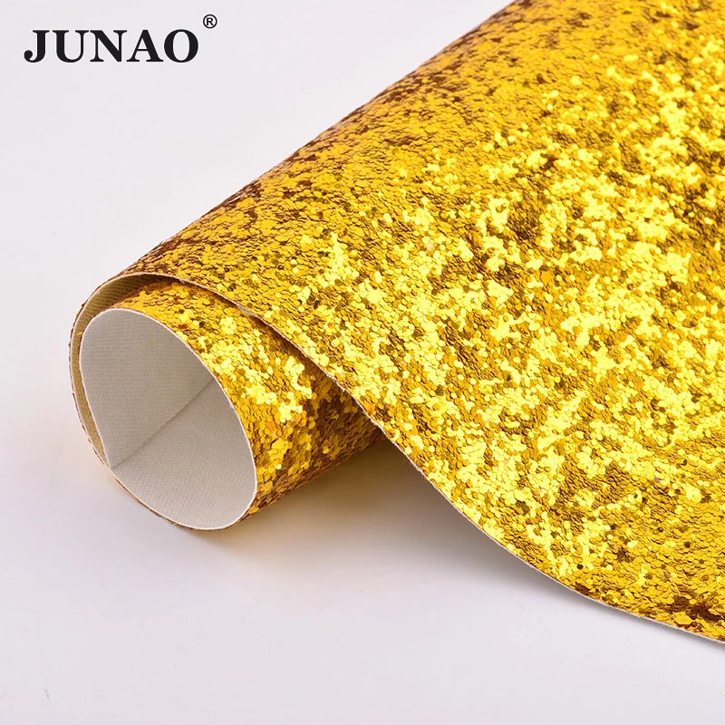 JUNAO, 20*34 см, серебристо-золотой, черный, толстый блеск, блестки, синтетическая кожа, ткань, искусственная кожа, ткань с пайетками, простыни