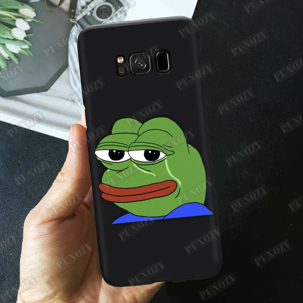 Забавный чехол для телефона Pepe the Frog для samsung S10 S8 S9 Plus S7 TPU силиконовый чехол для iphone 11 pro MAX XR 8 6S 7 Plus XS X - Цвет: TPU A399