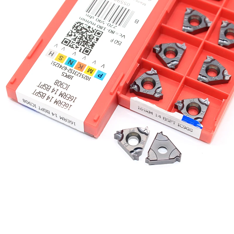 11IR 16IR 28 BSPT 19 BSPT 14 BSPT 11 BSPT 55 угол оригинальные резьбовые Токарные Инструменты Вольфрам Карбид вставка резьботокарный станок резак инструмент