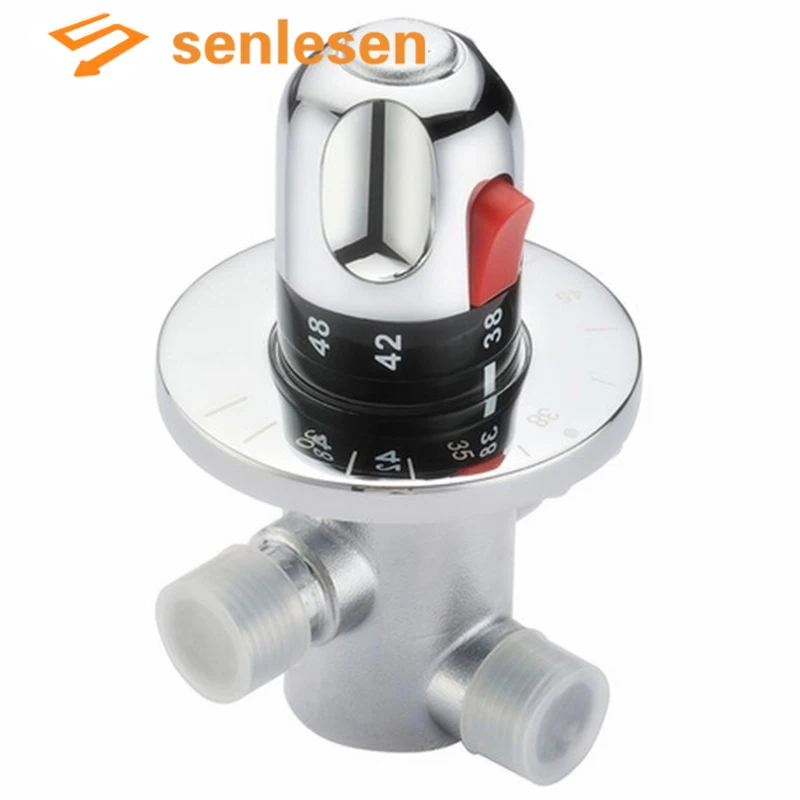 

Wholesale and Retail Bathroom Accessories Thermostatic Mixing Valve Control the Mixing Water Temperature Tools Para Bathroom