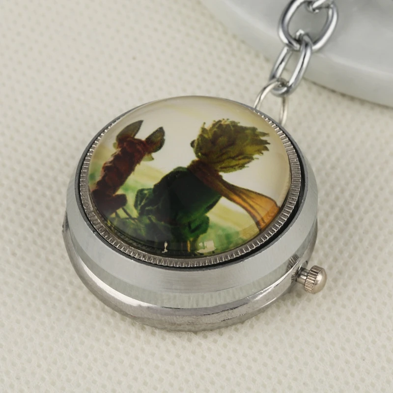 Keychain Watch Luxury Potter Little Prince Figure Charms Key Chain Jewelry Bag Key Holder Hanging Watch Gift for Men Women