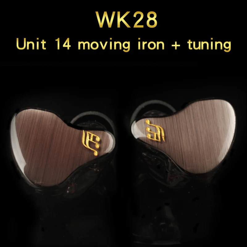 XIAOFAN WK28 14 сбалансированные арматурные шумоподавляющие музыкальные наушники hifi