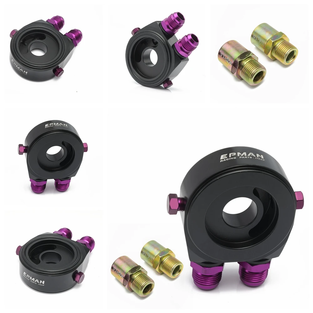 Спортивный Датчик фильтра масла EPMAN M20 X 1 5 AN10/AN8 сэндвич пластинка охлаждающий