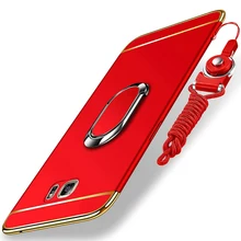 DIYABEI для samsung Galaxy S6 G9200 s6 edge G9250 S6 Edge Plus G9280 задняя крышка чехол для телефона с подставкой Магнитный кронштейн