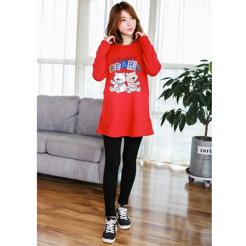

Fashion Women clothing Cotton adjustable Maternity Clothes Spring Winter Leggings abdominal pregnant trousers Pregnant warm pant