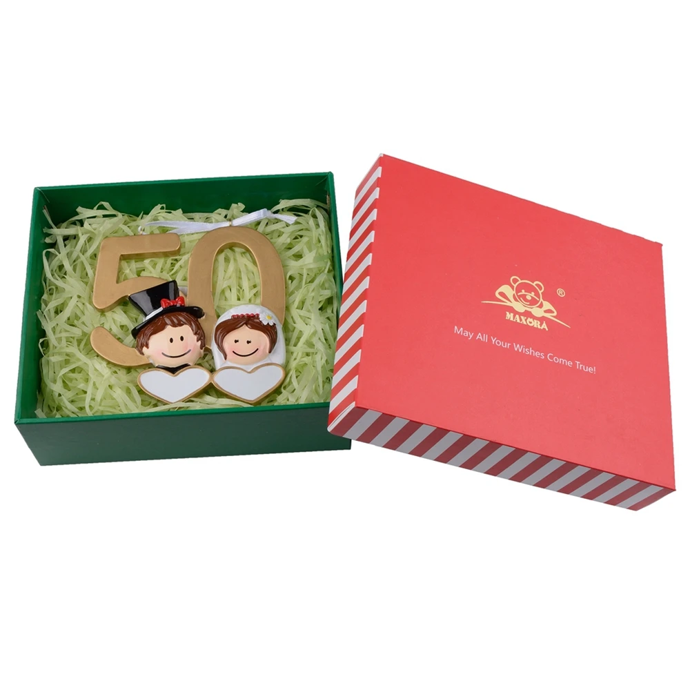 50th Wedding anniversary personalized ornament and gifts
