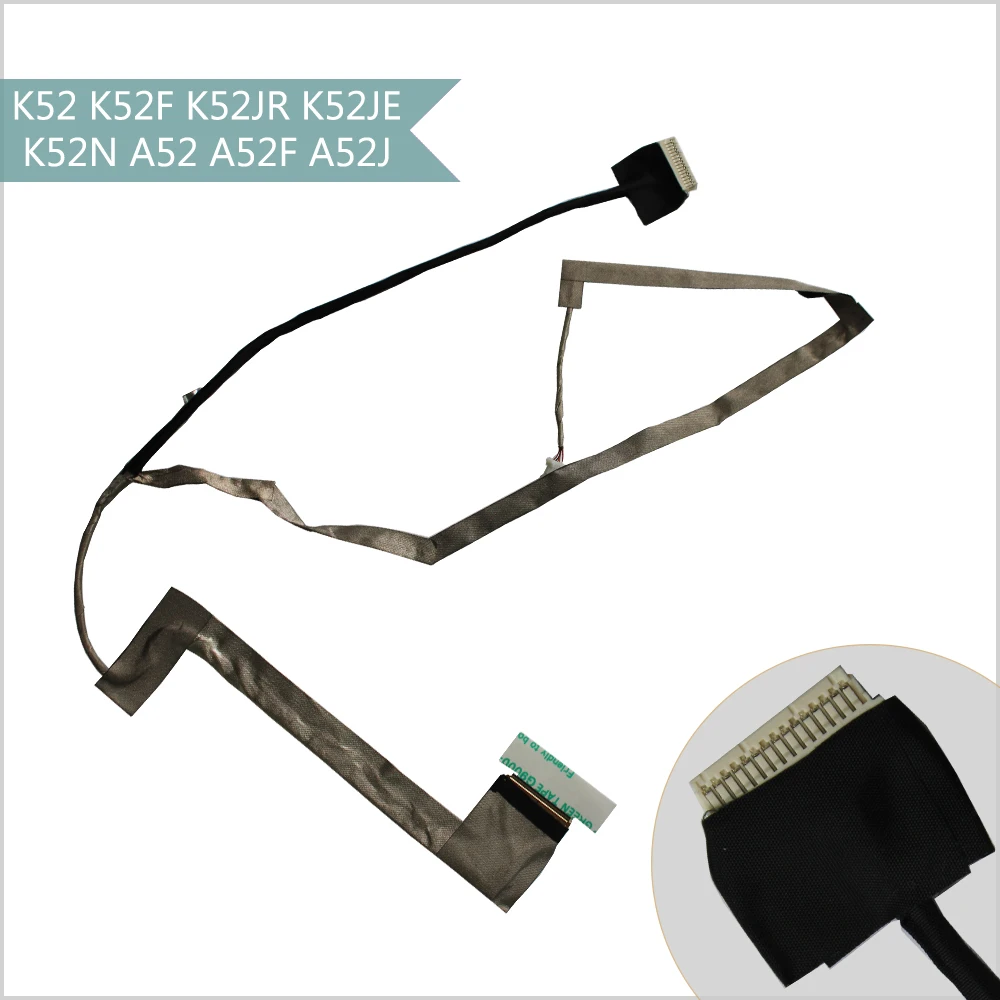 

1422-00NP0AS LED LCD LVDS cable for ASUS K52 K52F K52JR K52JE K52n A52 A52F A52J K52 screen display cable 1422-00NP0AS