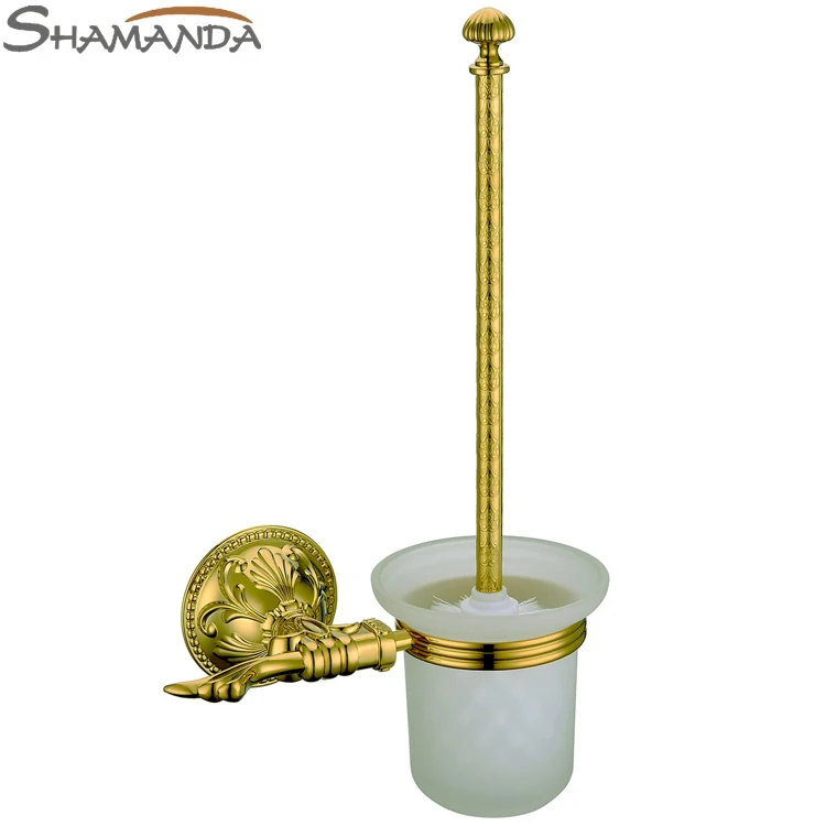 Free Shipping bathroom Accessories Brass&zinc Gold Titanium Toilet