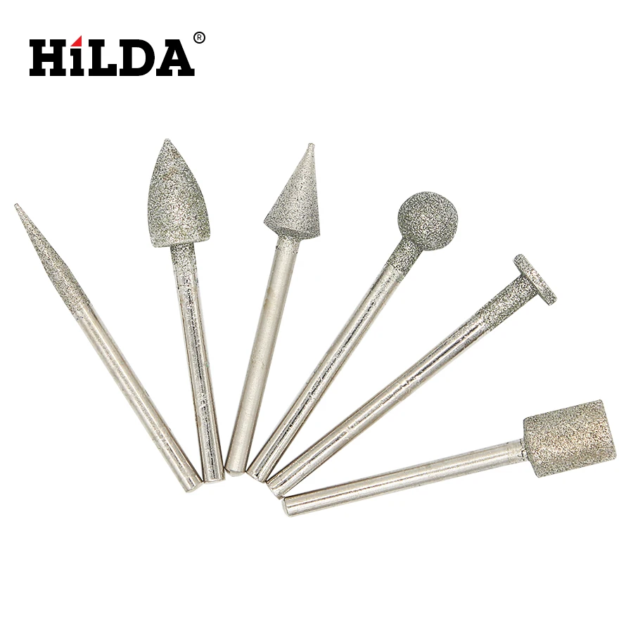 HILDA наждачные головки для шлифовки для Dremel вращающихся инструментов Dremel аксессуары для резьбы резьба шлифовка мельница Dremel набор инструментов
