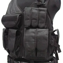 Airsoft тактический Охота боевой жилет черный