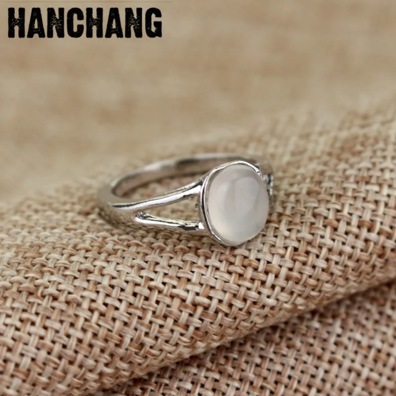 Movie The Vampire Diaries ELENA ANTI-SUN Moonstone Ring Women Female Finger Ring Party Accessories