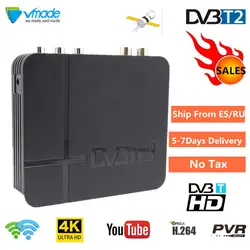 DVB-T2 K2 цифровой Декодер каналов кабельного телевидения телевидение DVB приемник ресивера DVB T2 ТВ тюнер Поддержка WI-FI H.264 MPEG4 Youtube Декодер