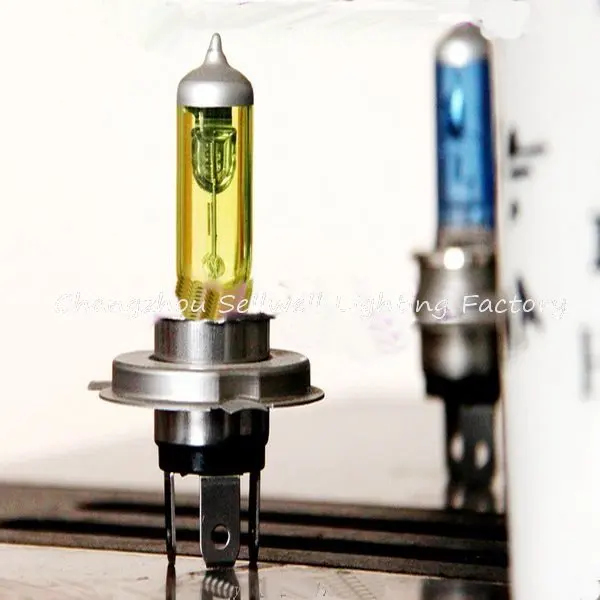 자동 헤드라이트 전구, 골든 아이 할로겐, qc054, H4, 12V, 100, 90W