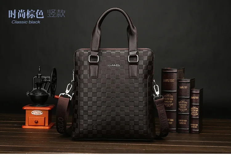 Модные Винтаж Для Мужчин's Портфели сумка кожаная Для мужчин Курьерские сумки Дорожная сумка для ноутбука Бизнес ноутбук сумка Для мужчин