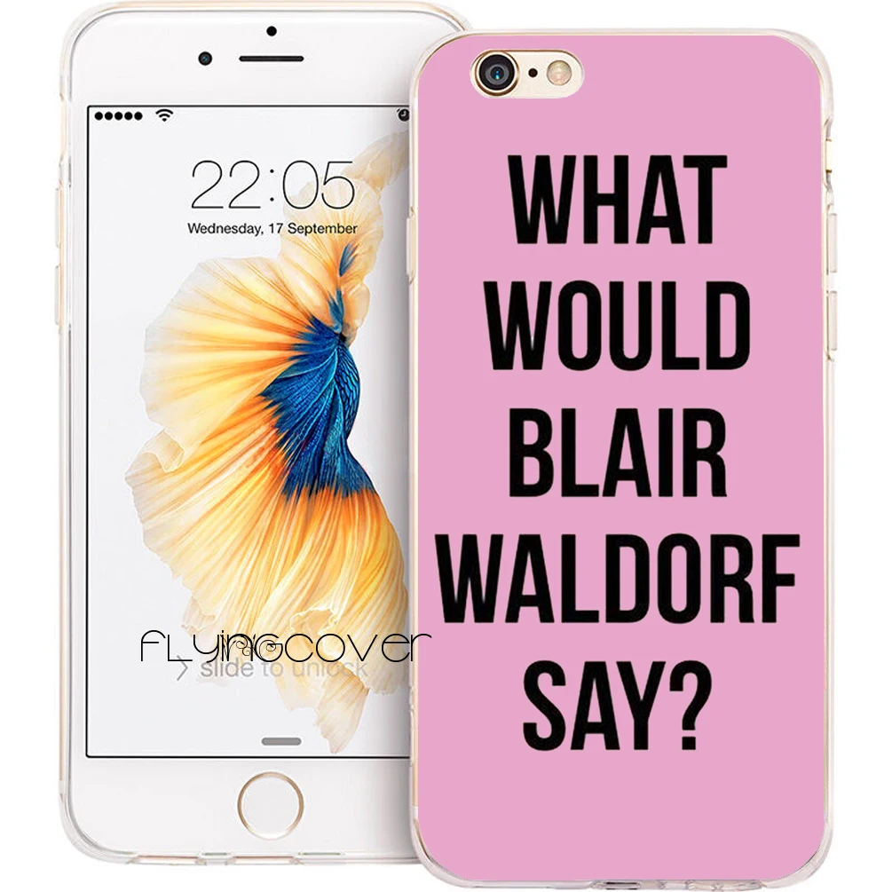 Coque Gossip Girl Blair Waldorf Clear Soft Silicone Phone Cases for iPhone XS Max XR X 7 8 6 6S Plus 5S 5 SE 5C 4 iPod Touch |