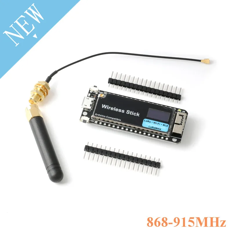 868/915 МГц ESP32 LoRa модуль макетной платы SX1276 LoRaWAN протокол WI-FI BLE OLED Дисплей со встроенной антенной для Arduino