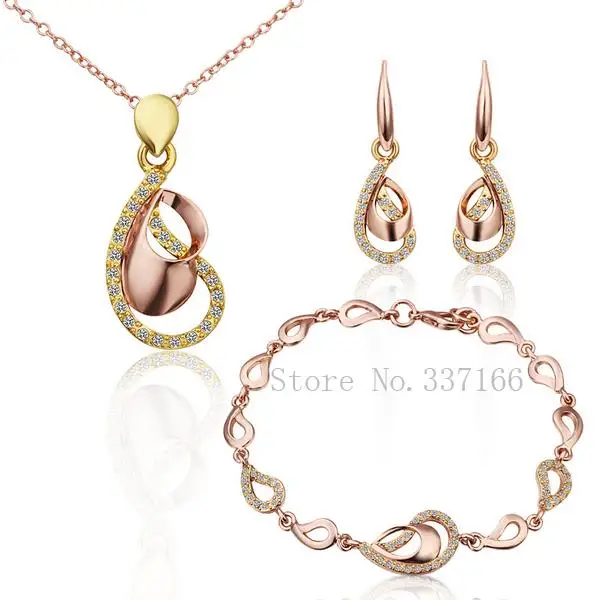 PS236 Fashion Nickel and lead free mixed styles 18k gold plating jewelry set | Украшения и аксессуары