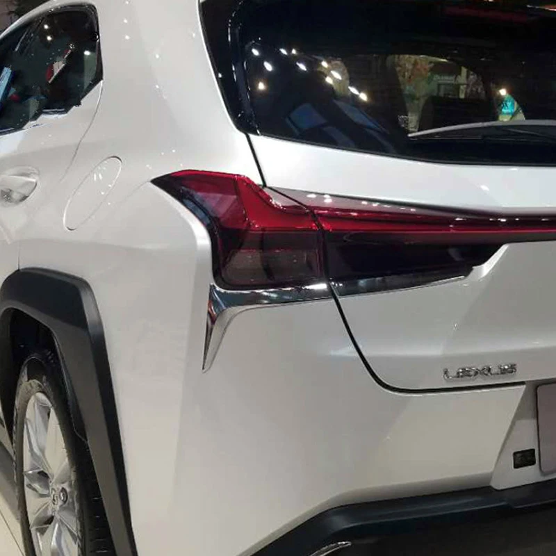 

For Lexus UX200 UX250h UX260h 2019 2020 Abs Chrome Rear Tail Lamp Light Trims Cover Car Accessories