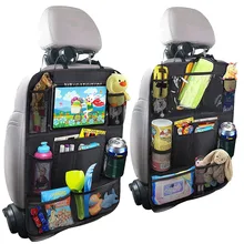 Новейший модный автомобильный Органайзер на заднее сиденье для автомобиля, сумка для хранения с несколькими карманами, аксессуар для держателя планшета