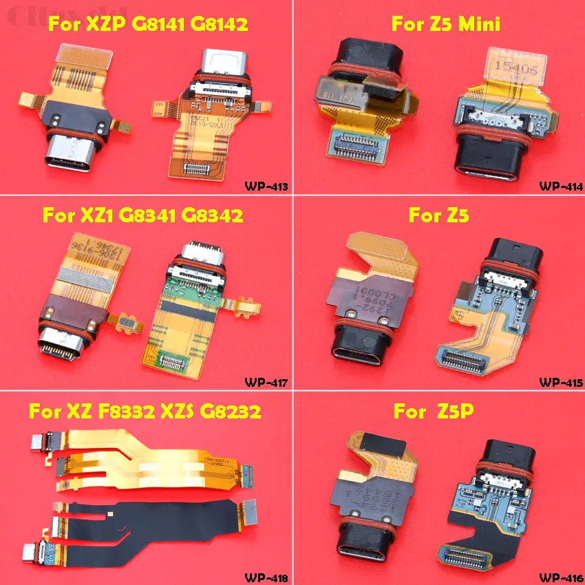 

cltgxdd For Sony Xperia XZ F8332 XZS G8232 XZP G8141 XZ1 G8341 Z5 mini Z5P USB jack socket Charging Port Connector Flex Cable